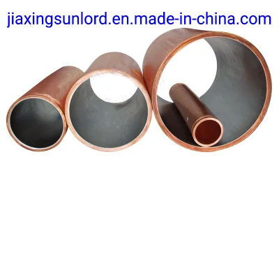 Tubo de molde de cobre redondo para fundición de acero
